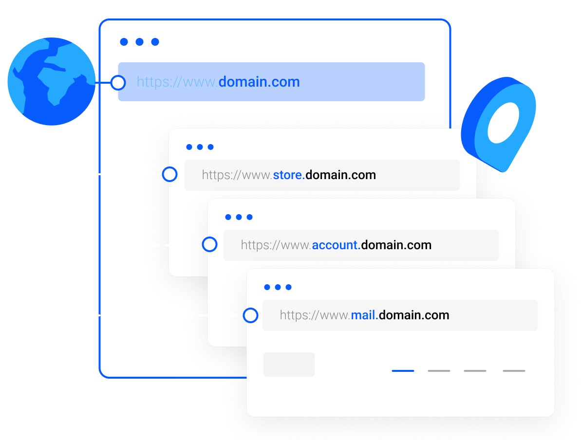 Transferir Dominio - Free and unlimited subdomains
